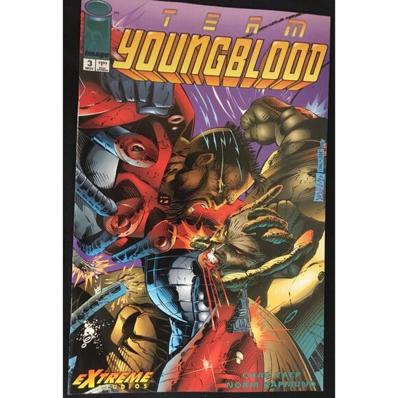 Team Youngblood Comic Books Lot of 9 Image Comics Circa 1993/1994 - Picture 5 of 11